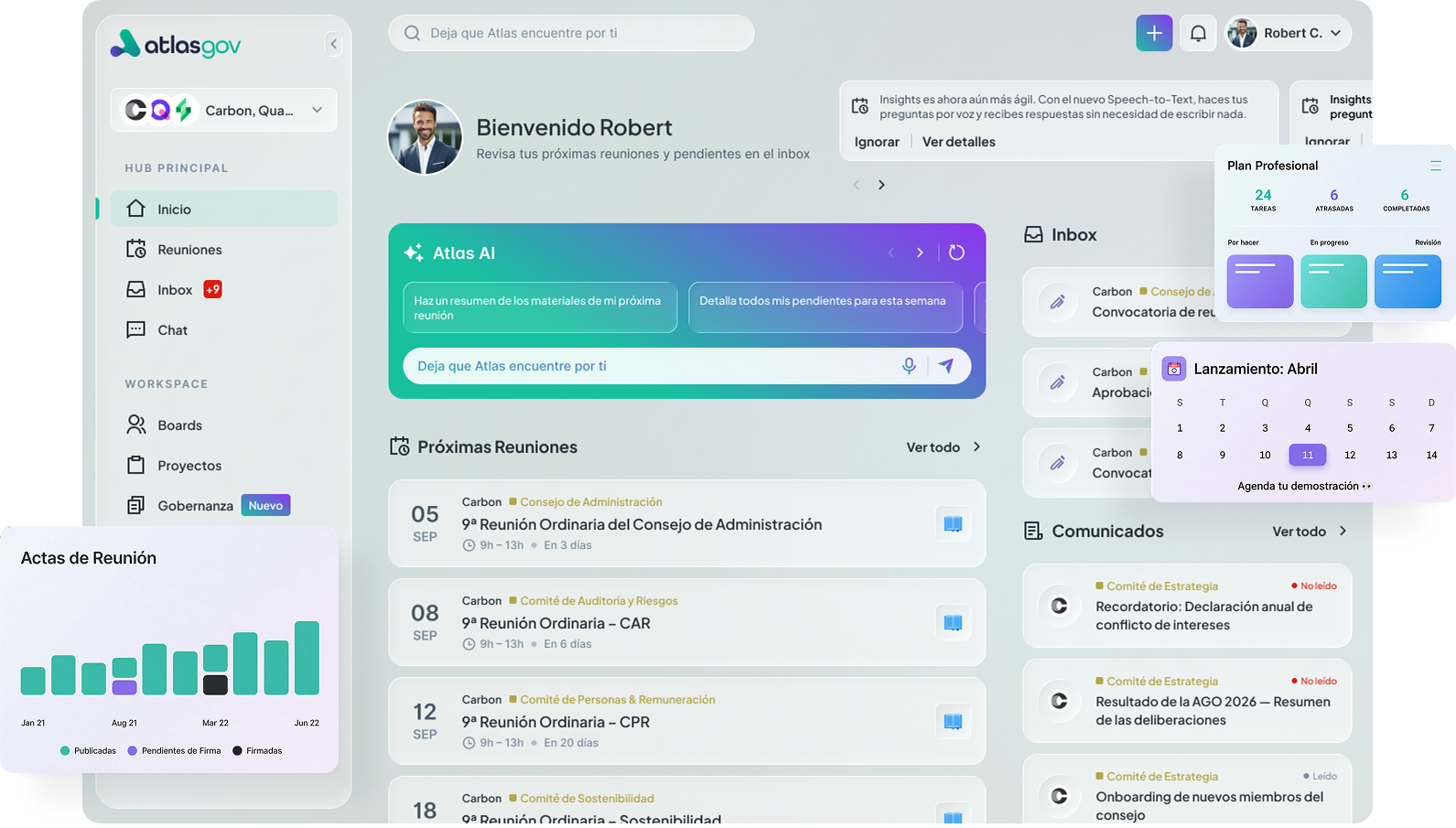 Mockup de la nueva interfaz de Atlas Gov